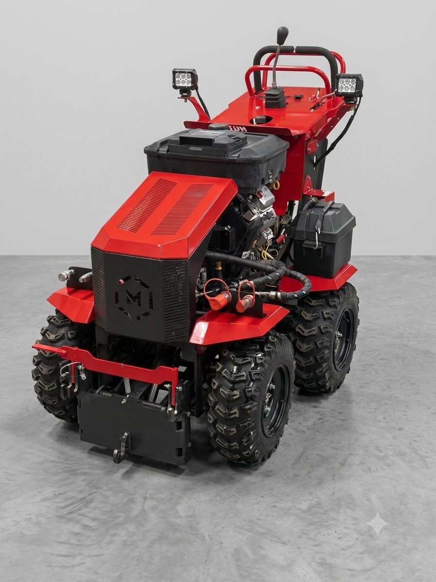 Multi Scape compact 4WD unit in red